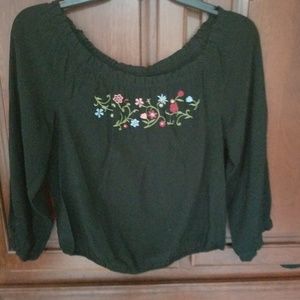 Off the shoulder top